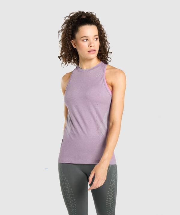 Damske Tielko Gymshark Apex Seamless Svetlo Nachový | US3250417